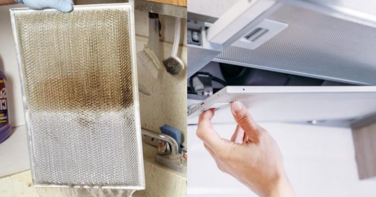 Καθαρίστε τον απορροφητήρα από λίπη και βρωμιές σε 4 απλά βήματα και κάντε τα φίλτρα να λάμπουν σαν καινούργια