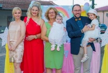 Η παραμυθένια βάφτιση της μικρής Γκλόριας-Αικατερίνης