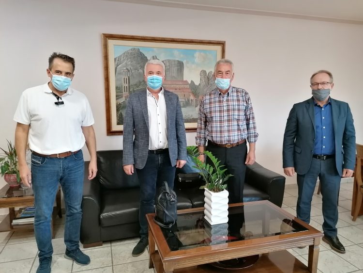 Επίσκεψη του Συλλόγου Πολυτέκνων Ν. Τρικάλων στο Δήμαρχο Μετεώρων