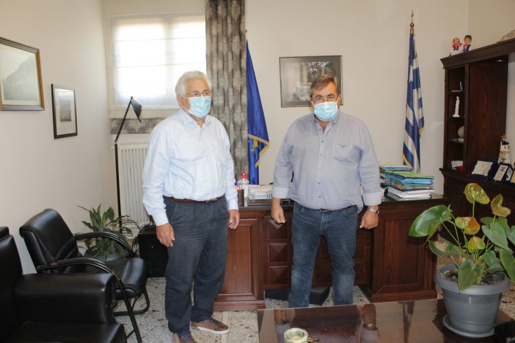 Τον Δήμαρχο Πύλης επισκέφθηκε ο ο Συντονιστής της Αποκεντρωμένης Διοίκησης