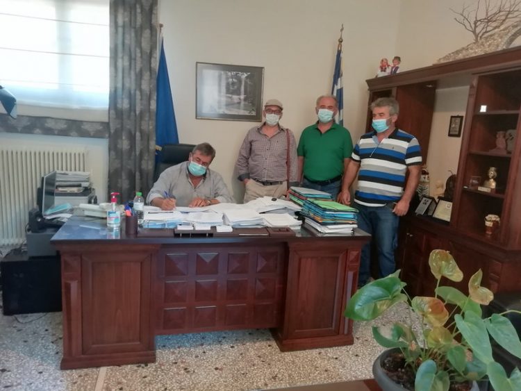 Αποκατάσταση τμημάτων οδικού δικτύου στην ενότητα Πινδέων