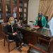 Συνάντηση της διευθύντριας ΔΕ Τρικάλων με την πρόεδρο του περιφερειακού τμήματος του ΕΕΣ