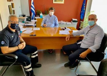 Θέματα του ΕΚΑΒ επί τάπητος σε συνάντηση με τον Διοικητή του Νοσοκομείου Τρικάλων