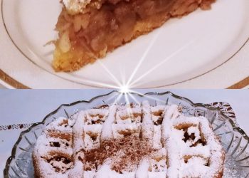 Μηλόπιτα με μπισκοτένια ζύμη