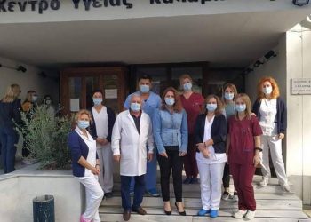 Ανάγκες και ελλείψεις μετέφεραν ιατροί και νοσηλευτές του Κ.Υ. Καλαμπάκας στην Βουλευτή Κατερίνα Παπακώστα Παλιούρα