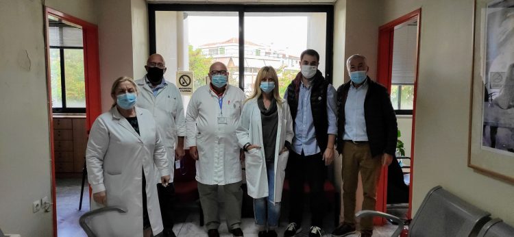 Το Κέντρο Υγείας επισκέφθηκε ο αναπληρωτής διοικητής της 5ης ΥΠΕ Ηλίας Τσιαούσης