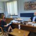 Εθιμοτυπική επίσκεψη της Βουλευτή Τρικάλων Κατερίνας Παπακώστα Παλιούρα, στον Πρόεδρο του ΕΚΑΒ κ. Νίκο Παπαευσταθίου.