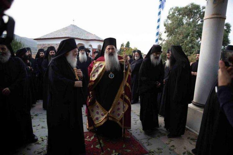 Ο Μητροπολίτης Σταγών και Μετεώρων στο Άγιο Όρος