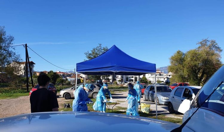 Δεκάδες τεστ covid από τα τα κλιμάκια ΚΟΜΥ Τρικάλων στο Μύλο Ματσόπουλου