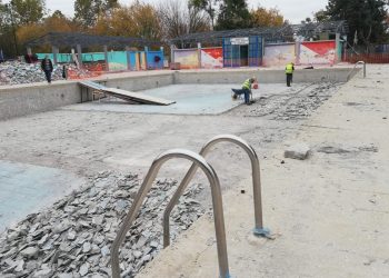 Εργασίες για το νέο κολυμβητήριο στον Αη Γιώργη
