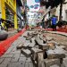 Του… κουτιού ο πεζόδρομος με τις ομπρέλες μετά το lockdown