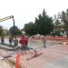 Εργασίες για υπερυψωμένη διάβαση έξω από το δημοτικό σχολείο Μεγαλοχωρίου
