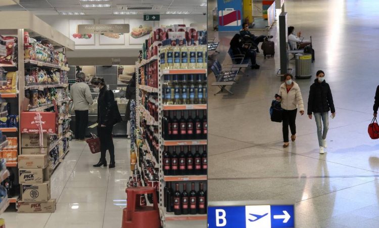 Ποια είδη επιτρέπεται να πωλούν πλέον τα σούπερ μάρκετ – Ανοίγουν τα καταστήματα στα αεροδρόμια