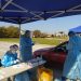 Ουρές για τα rapid test στα Τρίκαλα
