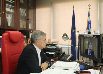 Τηλεδιάσκεψη για το έργο της Μεσοχώρας