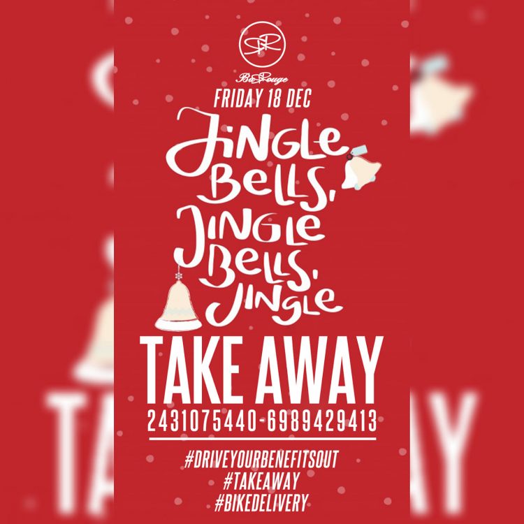 BarRouge… Jingle bells με take away και bike delivery-Πάλι κοντά μας
