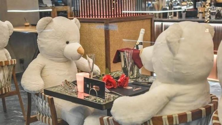 Cafe στο κέντρο της Καρδίτσας στόλισε και έβαλε αρκούδους για πελάτες -Ολοι οι κάτοικοι μιλάνε γι΄ αυτό