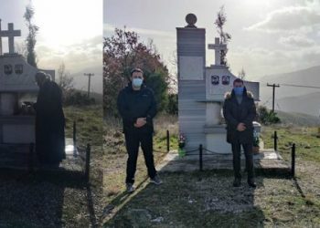 Τρισάγιο στην Τρυγώνα για τους αδικοχαμένους αστυνομικούς