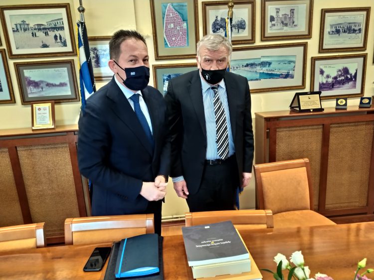 Συνάντηση του Προέδρου της Περιφερειακής Ένωσης Θεσσαλίας με τον νέο αναπληρωτή Υπουργό Εσωτερικών