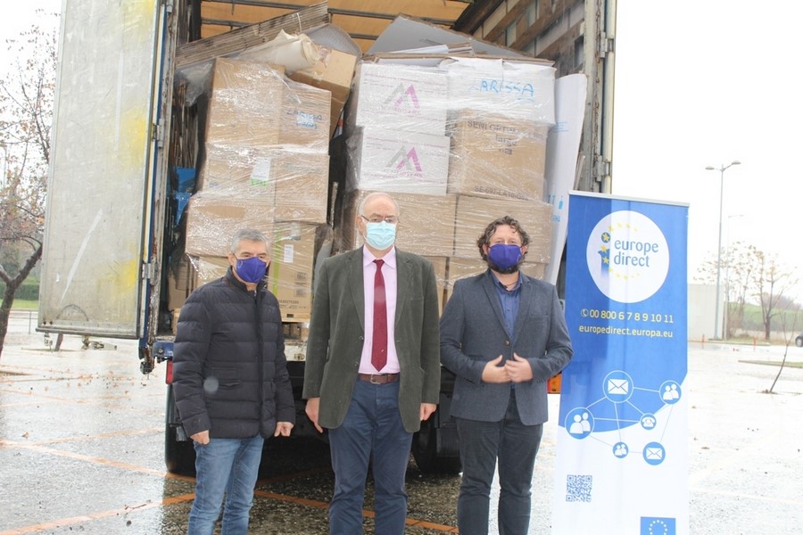 Δωρεά εξοπλισμού 500.000 ευρώ από το Πανεπιστημιακό Νοσοκομείο της Λιέγης στα Νοσοκομεία και Κέντρα Υγείας της Περιφέρειας Θεσσαλίας