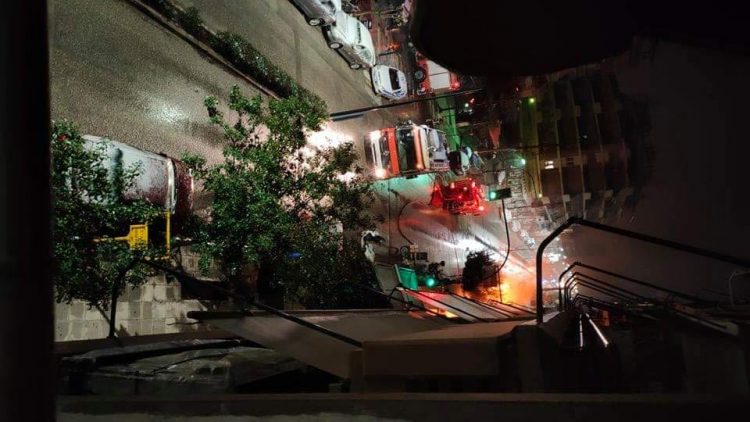 Στάχτη έγινε τα ξημερώματα περίπτερο της Ασκληπιού