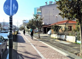 Δημοπρατείται η επέκταση του κεντρικού ποδηλατόδρομου των Τρικάλων-Δείτε που