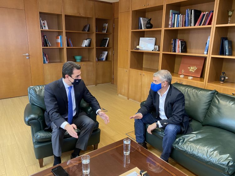 Συνάντηση Σκρέκα-Αγοραστού και συζήτηση για το φράγμα της Μεσοχώρας