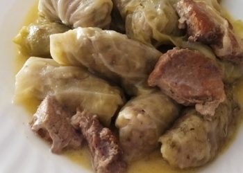 Λαχανοντολμάδες αυγολέμονο