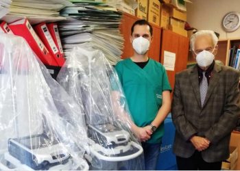 Δωρεά αναπνευστήρων στην Πνευμονολογική του Πανεπιστημιακού Νοσοκομείου Λάρισας από τη Συνεταιριστική Τράπεζα Θεσσαλίας