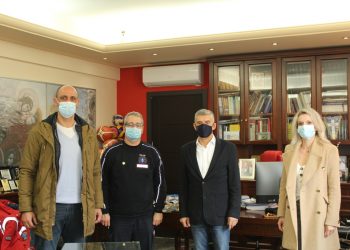 Στον Περιφερειάρχη ο Διευθυντής του ΕΚΑΒ Θεσσαλίας