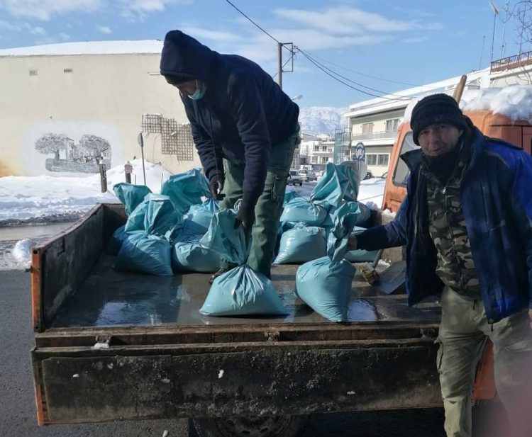 Ανάρπαστο το δωρεάν αλάτι στον Δήμο Τρικκαίων