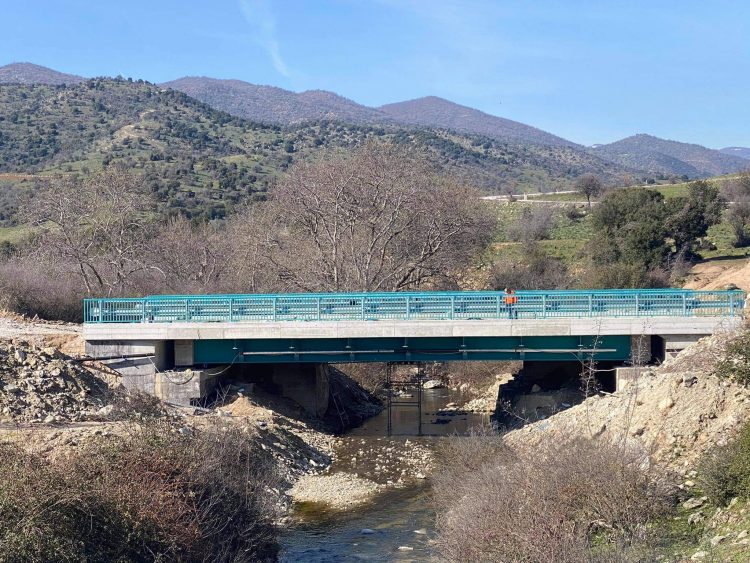 Με 600.000 ευρώ χρηματοδότηση από το Πρόγραμμα Δημοσίων Επενδύσεων ολοκληρώνεται η νέα γέφυρα Αχλαδοχωρίου-Διασέλλου
