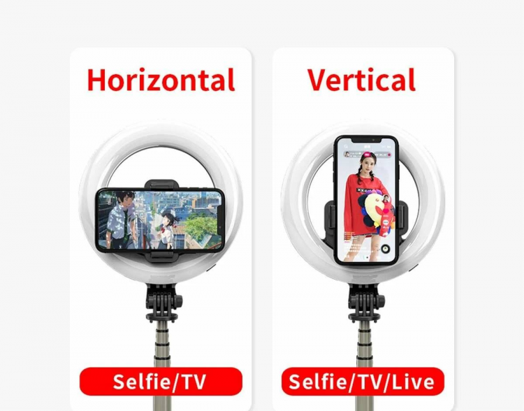 Φορητό Selfie Stick & Τρίποδο Ring Light με Bluetooth Χειριστήριο – USB από 23,90 !!!