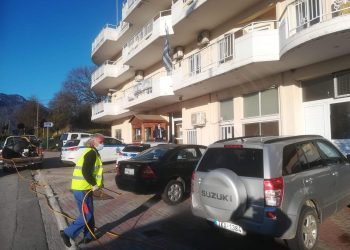 Πραγματοποιήθηκε η απολύμανση κοινόχρηστων χώρων στον Δήμο Μετεώρων