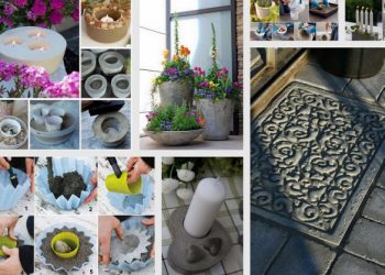 DIY διακοσμητικά και χρηστικά αντικείμενα  από τσιμέντο
