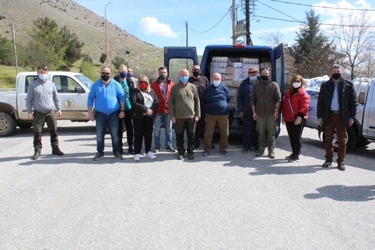 Προσφορά αγάπης και αλληλεγγύης από Κυνηγετικούς συλλόγους στους Σεισμόπληκτους του Δήμου Φαρκαδόνας