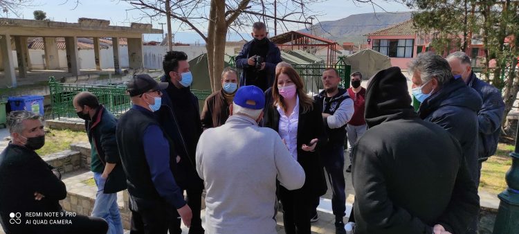 Άμεσα η Κατερίνα Παπακώστα στα χωριά του Νομού, που «χτυπήθηκαν» από τον σεισμό