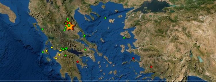 Νέα ισχυρή σεισμική δόνηση 5.9 Ρίχτερ ταρακούνησε τα Τρίκαλα