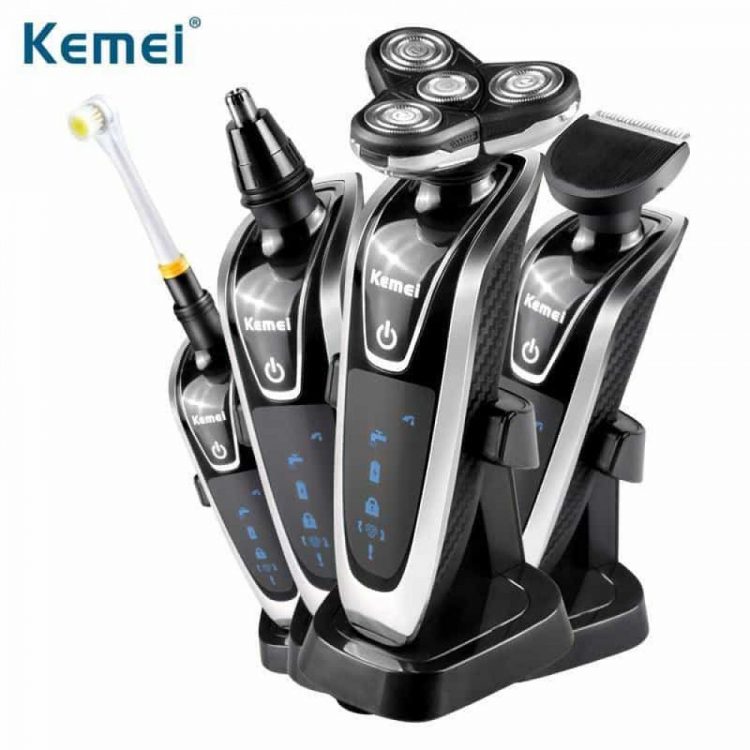 Kemei KM-5181 Ξυριστική Μηχανή 4D & Οδοντόβουρτσα 4 Σε 1 Ξυριστική Μηχανή Προσώπου Επαναφορτιζόμενη από 29,90 !!!!