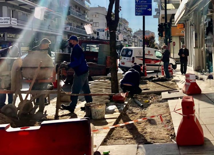 Συνέχεια παρεμβάσεων μικρής κλίμακας στα Τρίκαλα