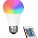 Λάμπα smart led 7watt Ε27 230v/ac RGB εναλλαγής χρωμάτων με τηλεχειριστήριο από 9,90 !!!!
