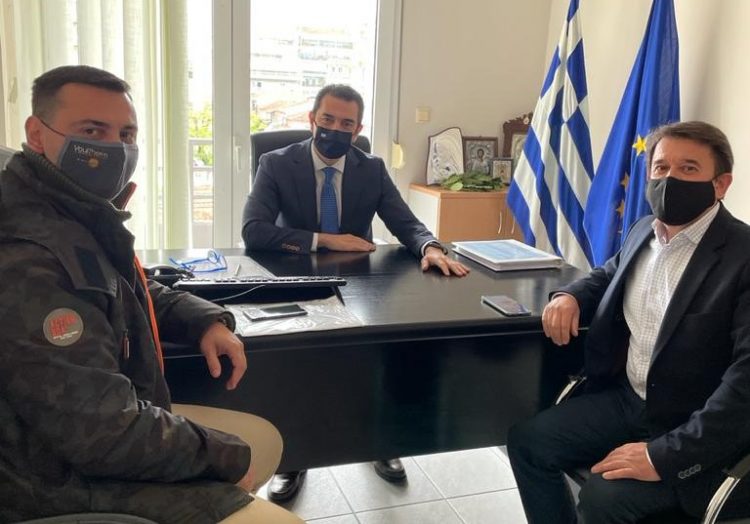 Συνάντηση Κώστα Σκρέκα με το Προεδρείο των υδραυλικών του Νομού Τρικάλων