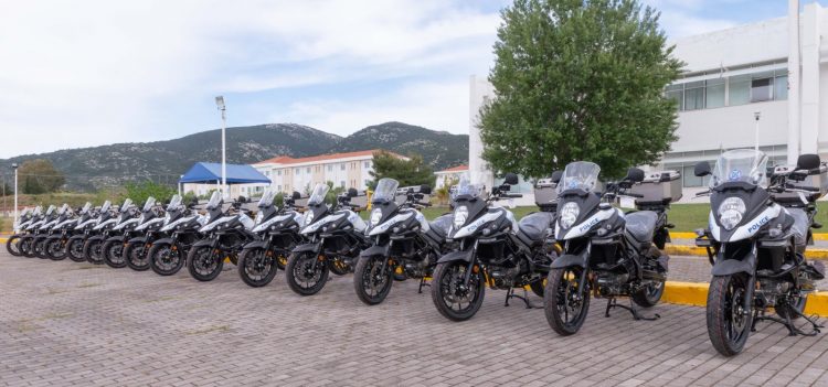 Ενισχύεται ο στόλος της Γενικής Περιφερειακής Αστυνομικής Διεύθυνσης Θεσσαλίας με 16 νέες δίκυκλες μοτοσικλέτες