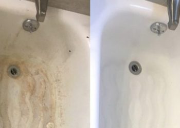 Βρώμικη μπανιέρα: Ο εύκολος τρόπος για να εξαφανιστούν άλατα και μούχλα την ώρα που κοιμάστε
