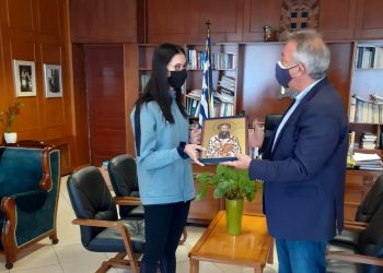 Χρ. Μιχαλάκης: Με τις ευχές ενός ολόκληρου Νομού στους Ολυμπιακούς η Φένια Τζέλη