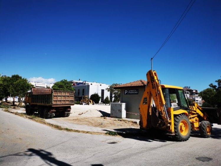 Συνεχίζονται τα έργα του Δ. Τρικκαίων στον χώρο στάθμευσης Ε΄ ΚΑΠΗ