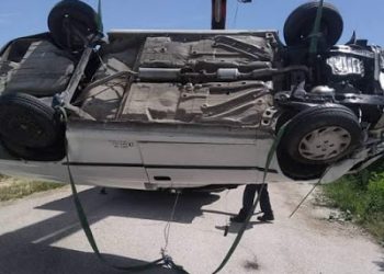 Τρίκαλα: Αυτοκίνητο… βούτηξε σε αρδευτικό κανάλι στο ύψος του φράγματος της λίμνης Γκιτζή