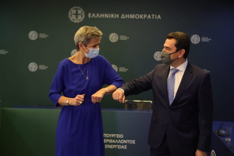 Συνάντηση Σκρέκα με την Μαργκρέτε Βεστάγκερ