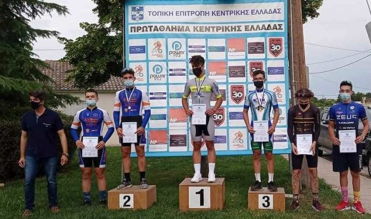 Πρωταθλητής Κεντρικής Ελλάδος στην κατηγορία παίδων ο Δημήτρης Σιδέρης του Ποδηλατικού Τρικάλων