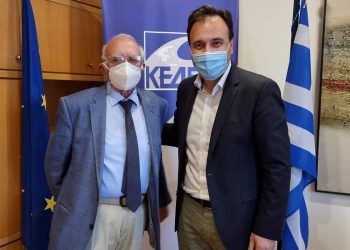 Με τον πρώτο μεταδικτατορικό Δήμαρχο Τρικκαίων συναντήθηκε ο Δημ. Παπαστεργίου